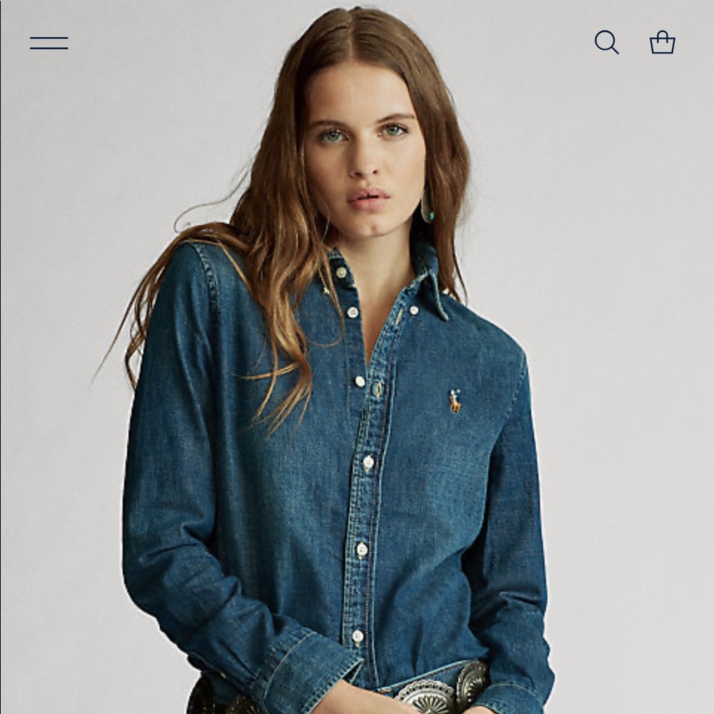 Polo Button Down Shirt.